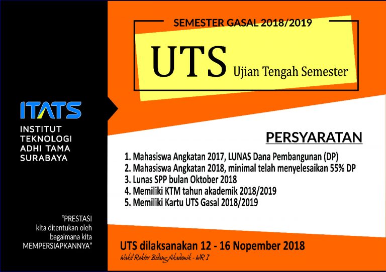 Infografik UTS Gasal 2018/2019